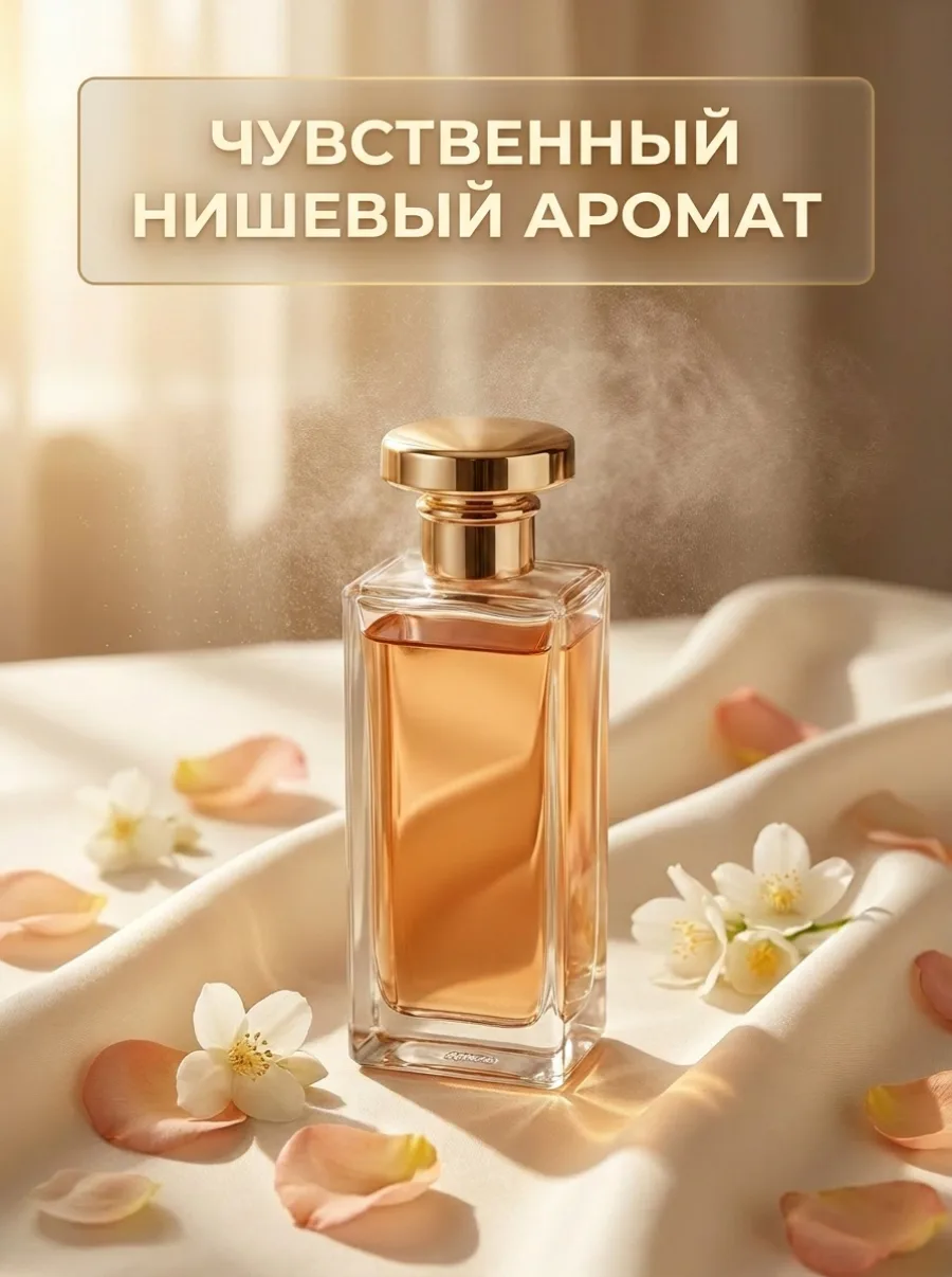 Эмоция: чувственный нишевый аромат, распыление, лепестки